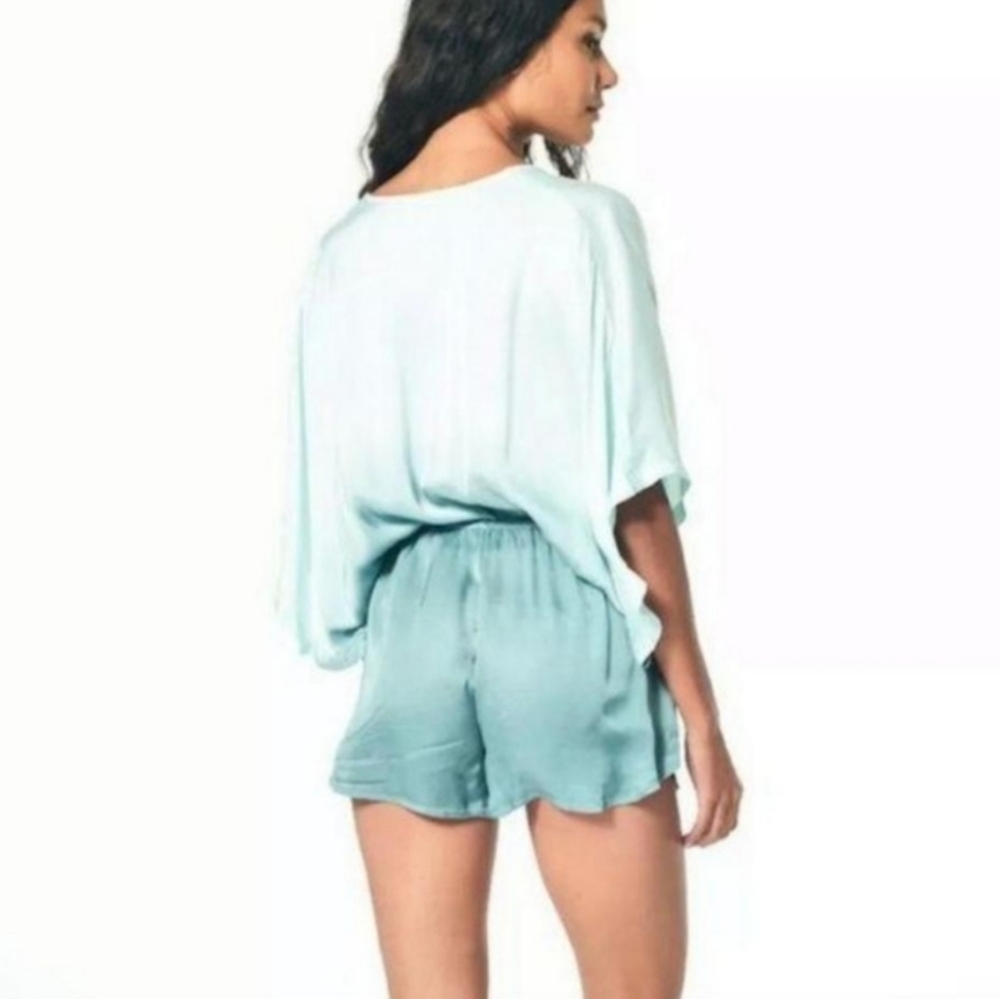 NWT Young Fabulous and Broke Green Ombre Terrycloth Romper, XS - Picture 2 of 7